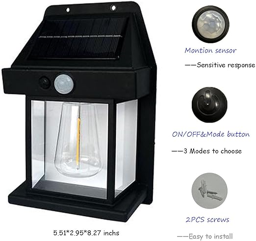 Outdoor Solar Wall Lamp